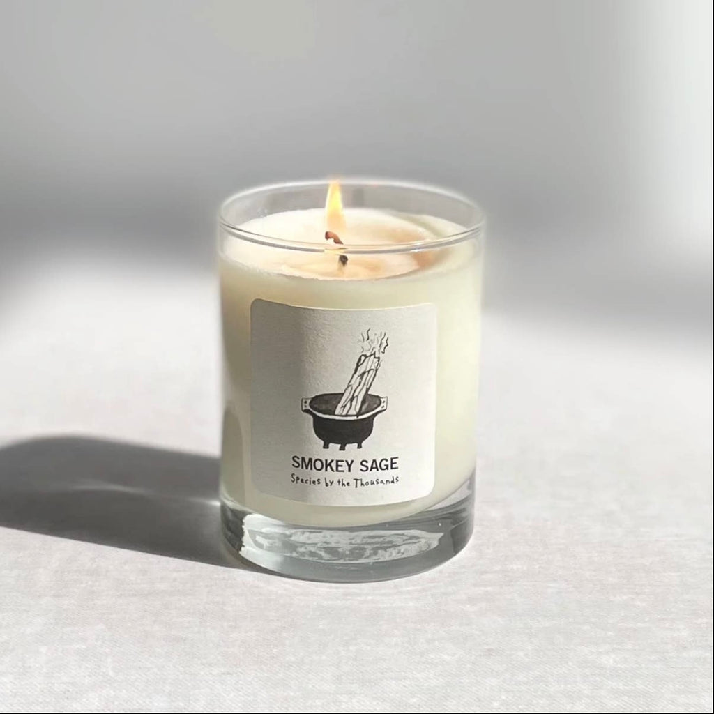 smokey sage soy candle