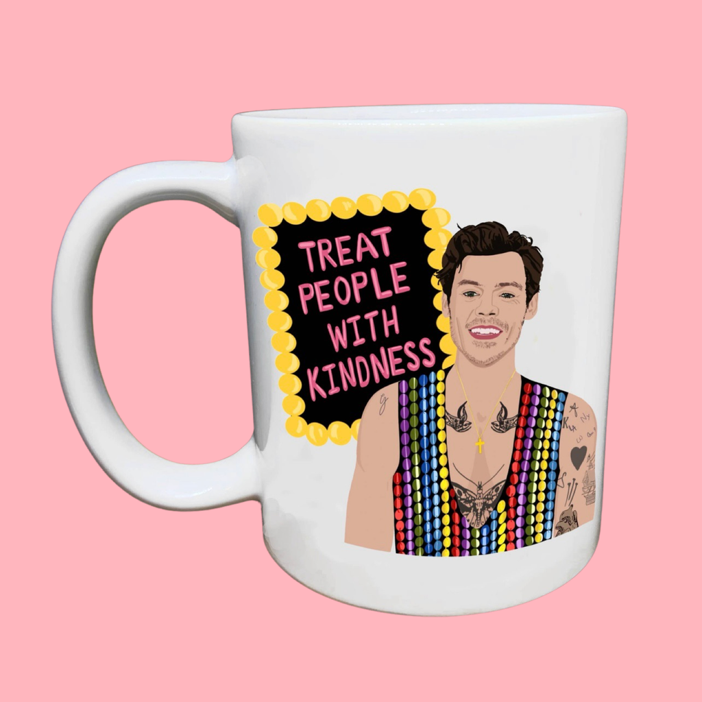 treat people with kindness {harry} mug