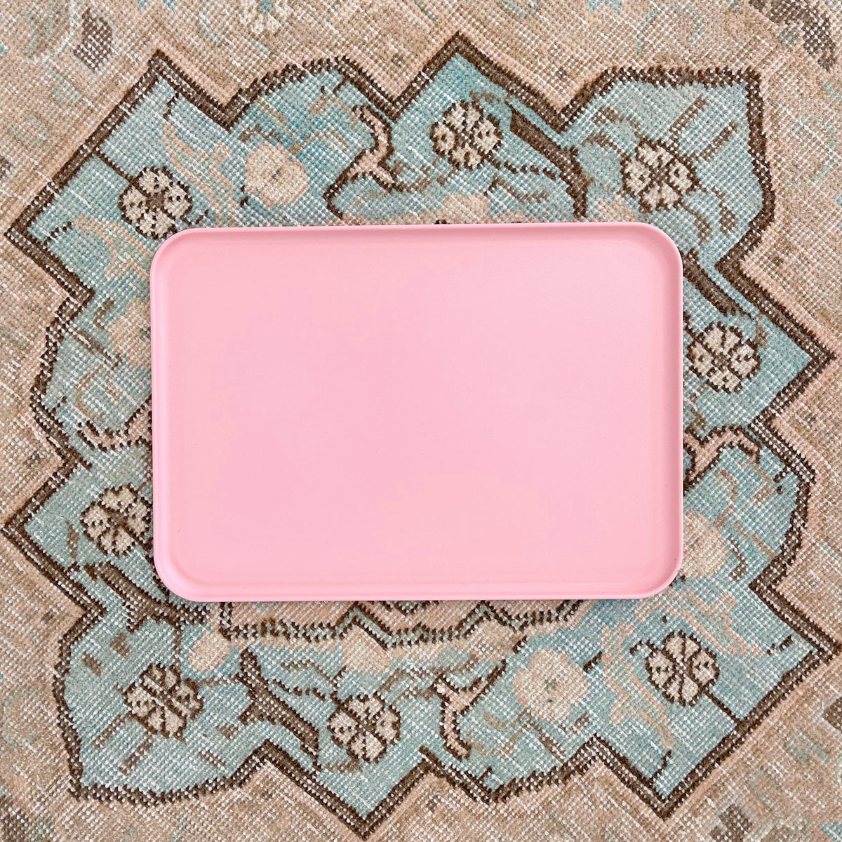 shatterproof pink tray