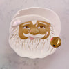 santa cookie plate