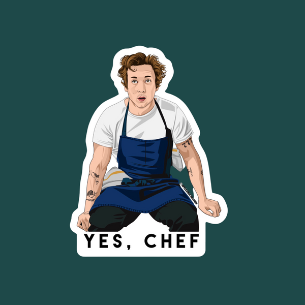 yes, chef {the bear} carmy sticker