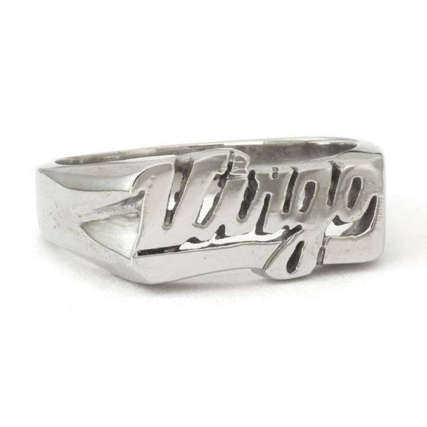 virgo ring {sterling silver}