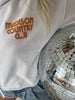 madison country club cropped hoodie