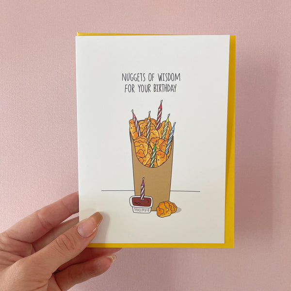 nuggets of wisdom for your birthday card