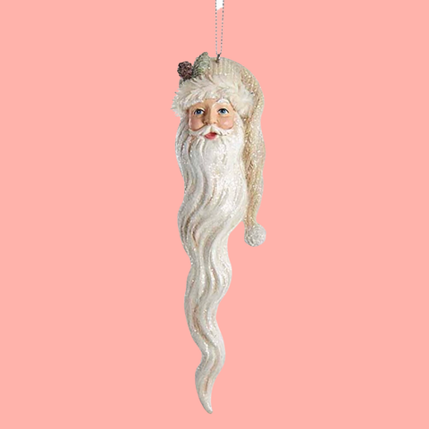 long beard santa ornament