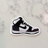 black & white sneaker sticker