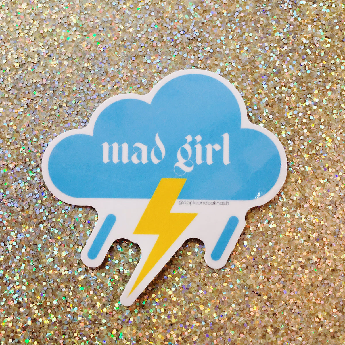 mad girl sticker