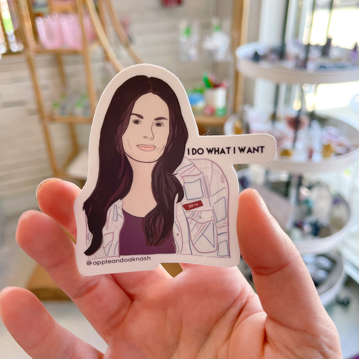 i do what i want stevie sticker - Apple & Oak