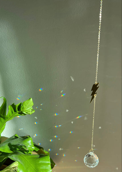 lightning bolt suncatcher