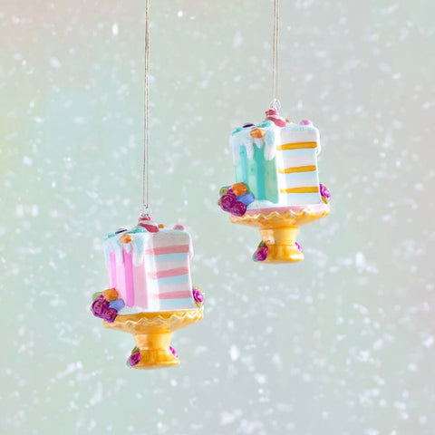 cake & macaron ornament