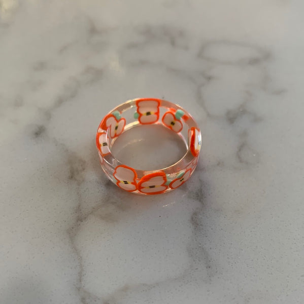 acrylic fruit ring