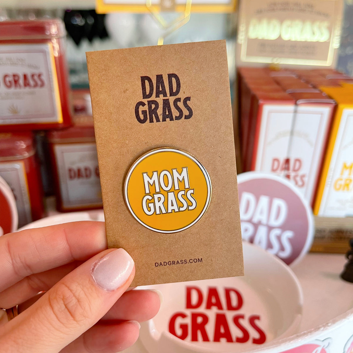 dad grass pin