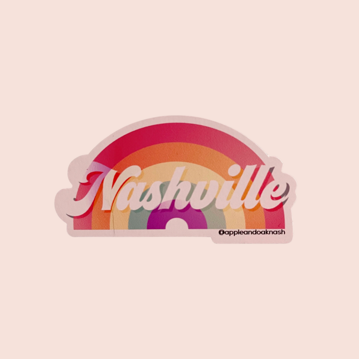 nashville rainbow magnet