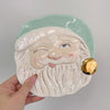 santa cookie plate