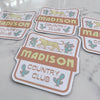 madison country club big cat sticker