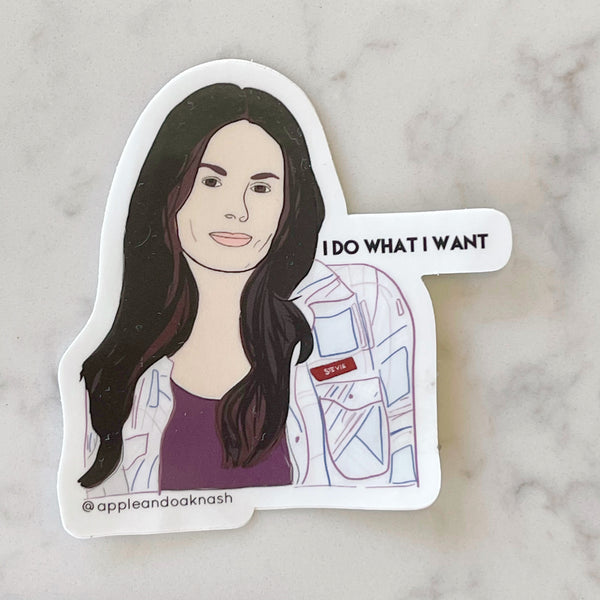 i do what i want stevie sticker - Apple & Oak
