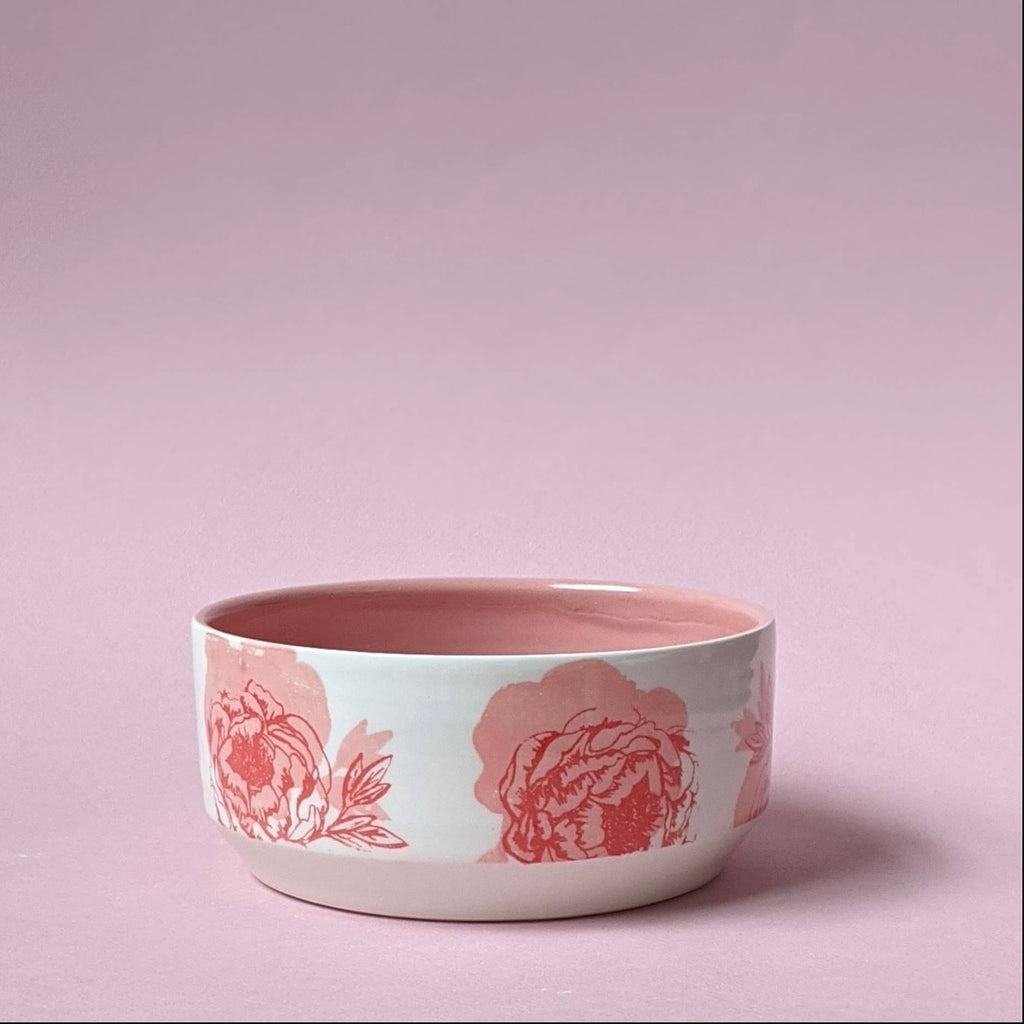 rose cereal bowl