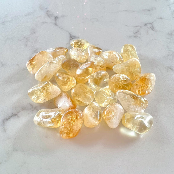 tumbled citrine