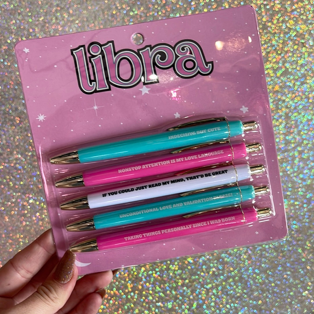 astrology zodiac pen sets