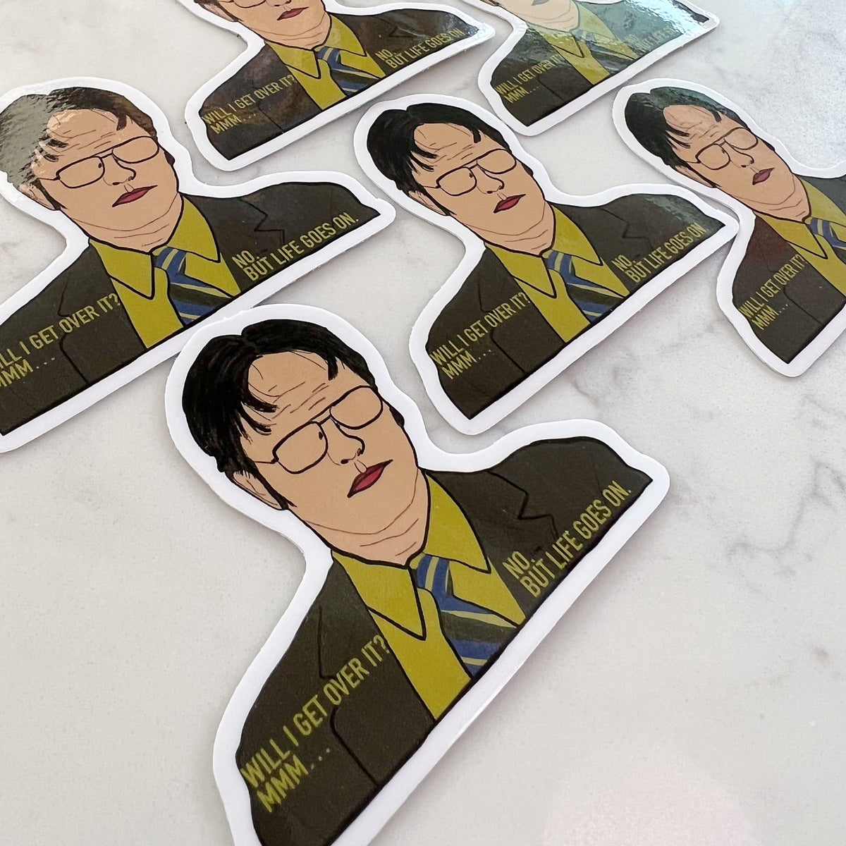 will i get over it…life goes on sticker