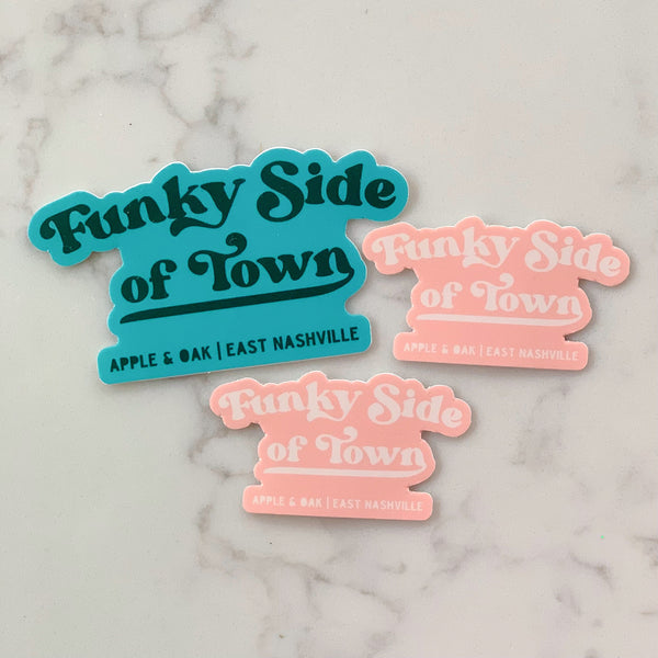 funky side of town sticker