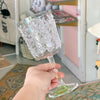 clear paisley {acrylic} wine glass - Apple & Oak