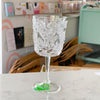 clear paisley {acrylic} wine glass - Apple & Oak