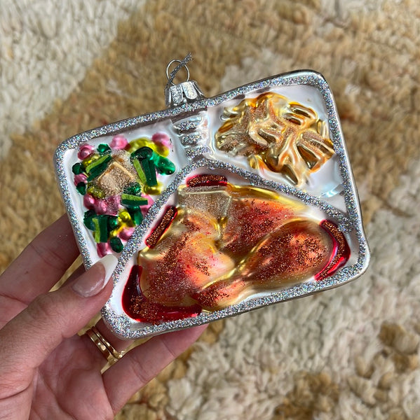 tv dinner ornament