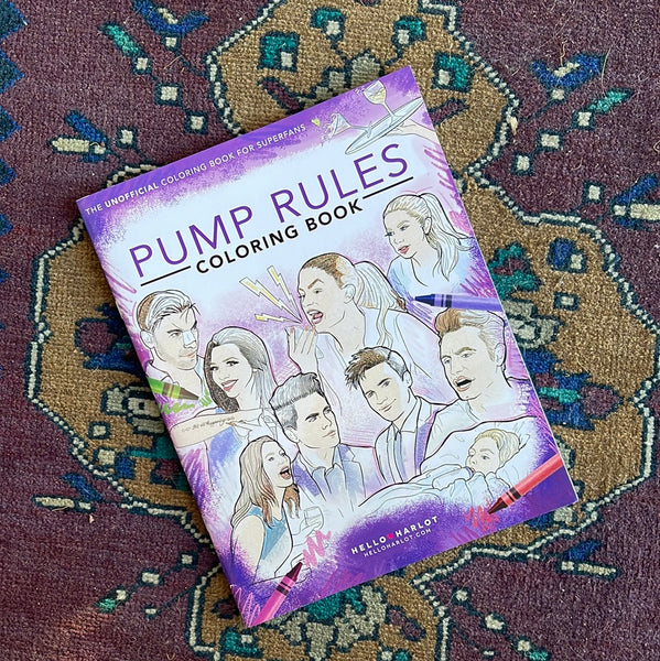 pump rules coloring book