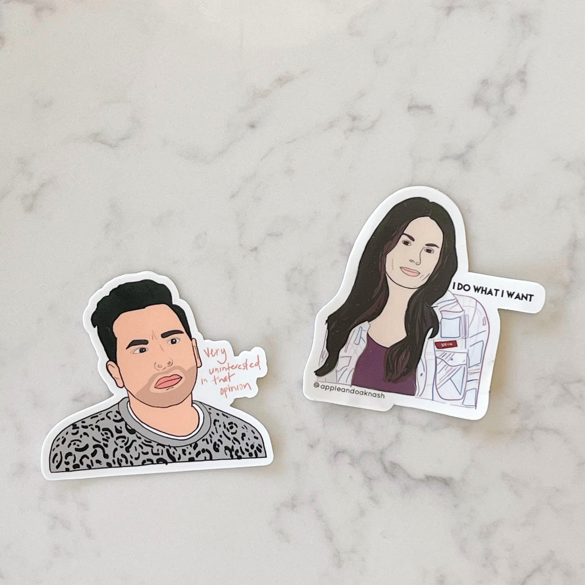 very uninterested david sticker - Apple & Oak