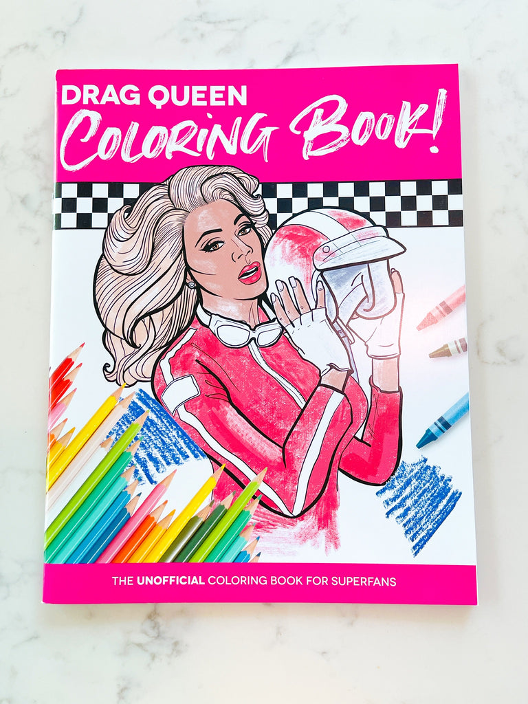 drag queen coloring book
