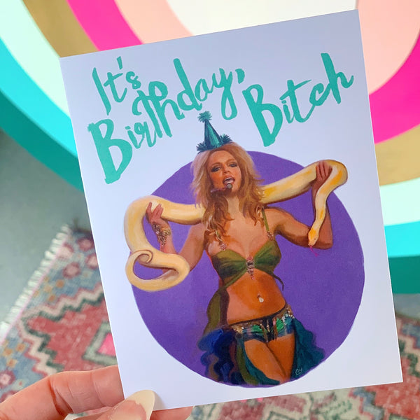 it’s birthday, bitch card