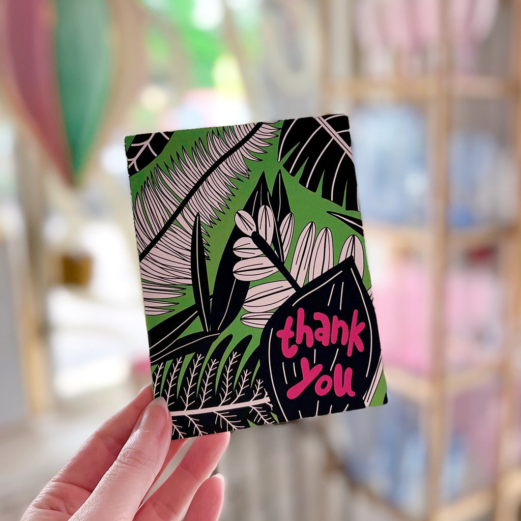 thank you {palms} card