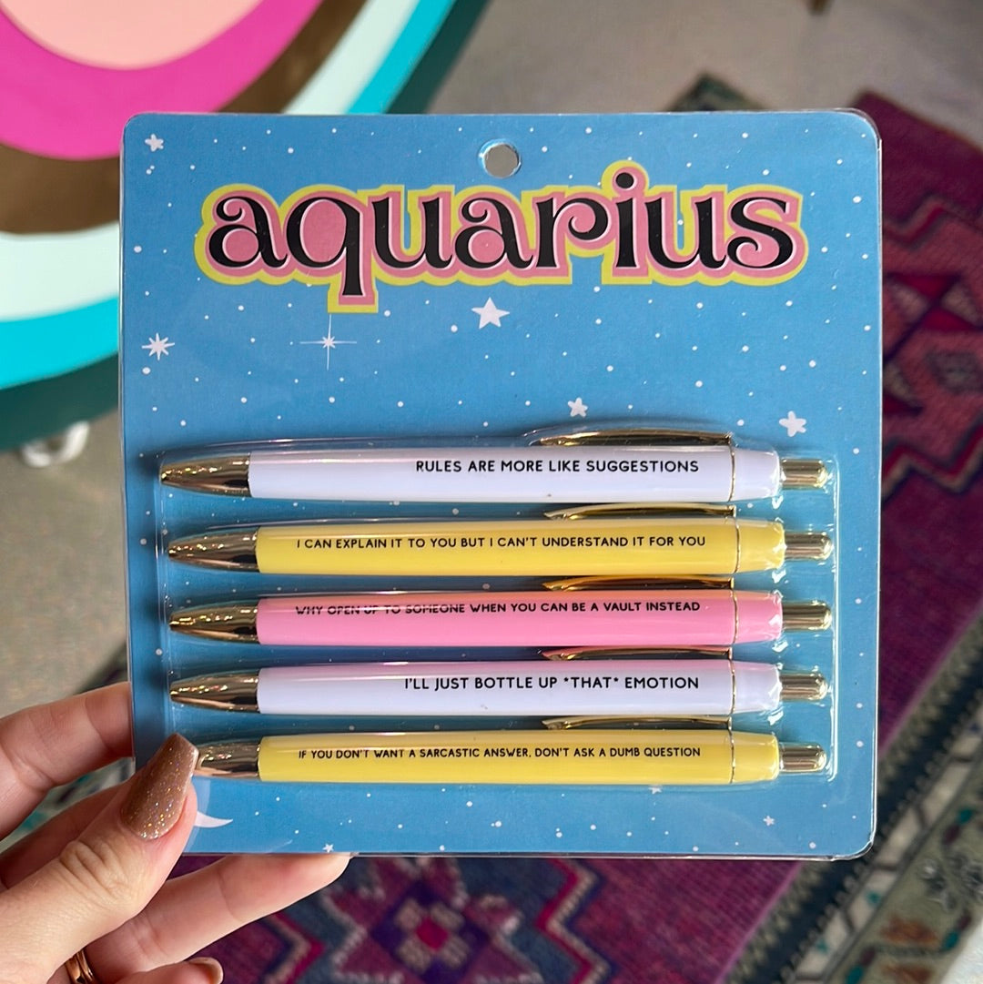astrology zodiac pen sets