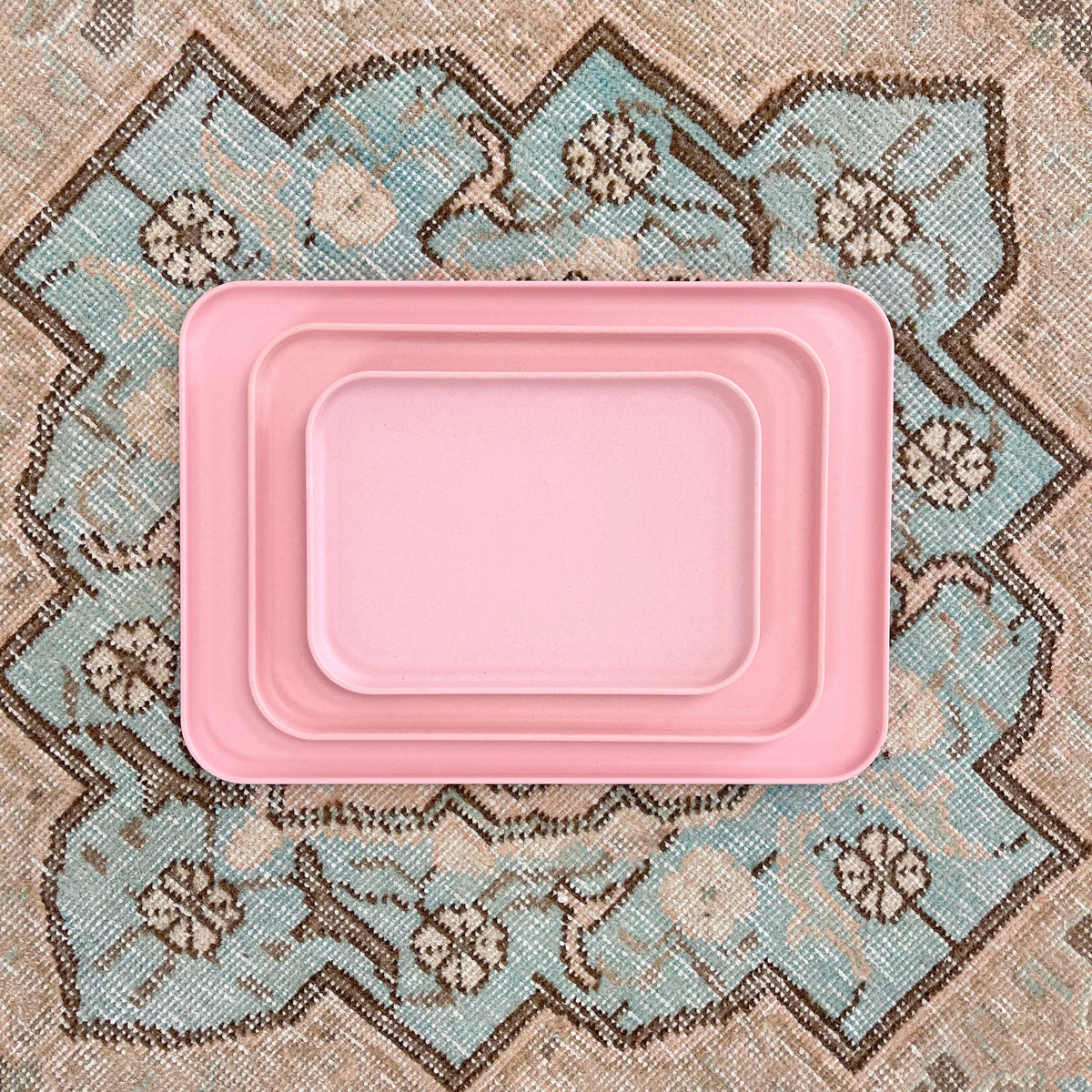 shatterproof pink tray