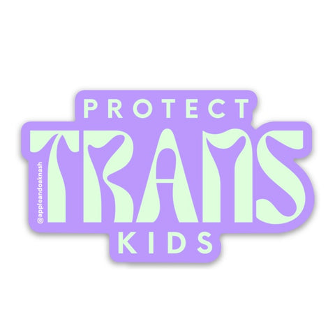 protect trans kids sticker