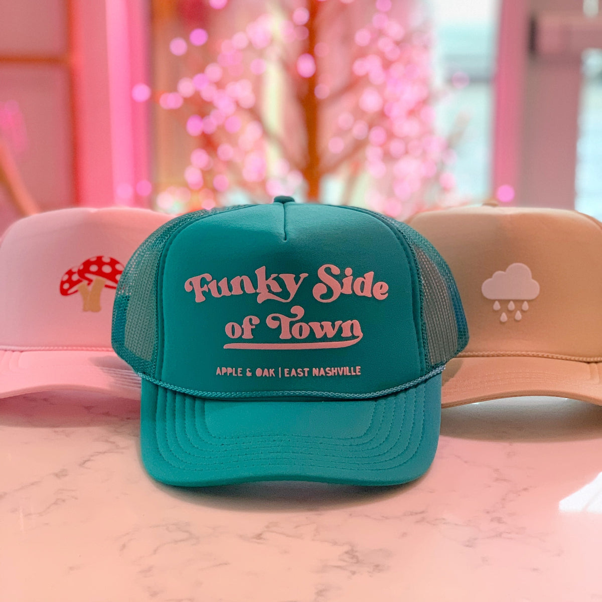 funky side of town trucker hat