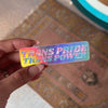 trans pride trans power sticker