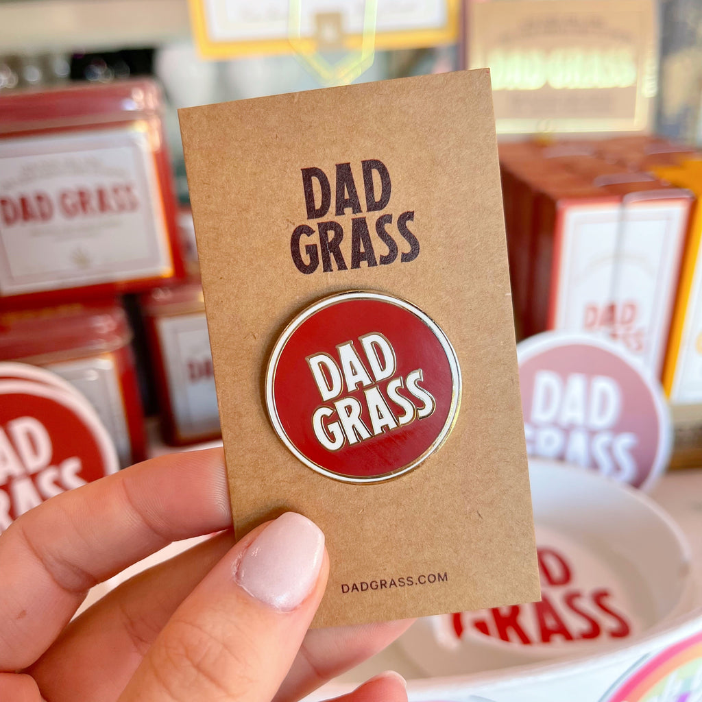 dad grass pin