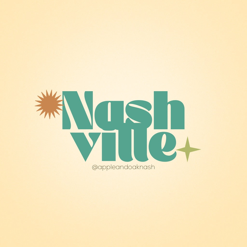 retro nashville sticker