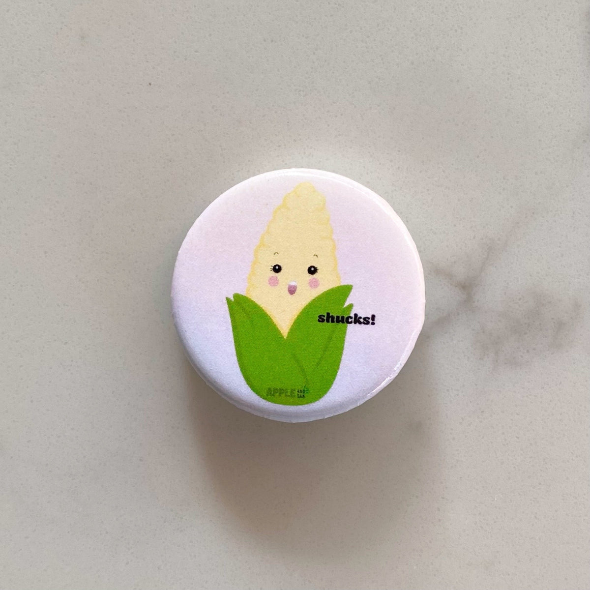 shucks! button