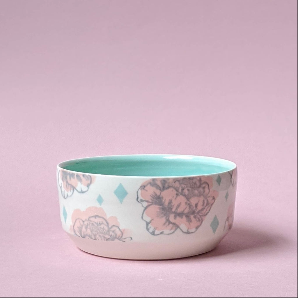 peony cereal bowl
