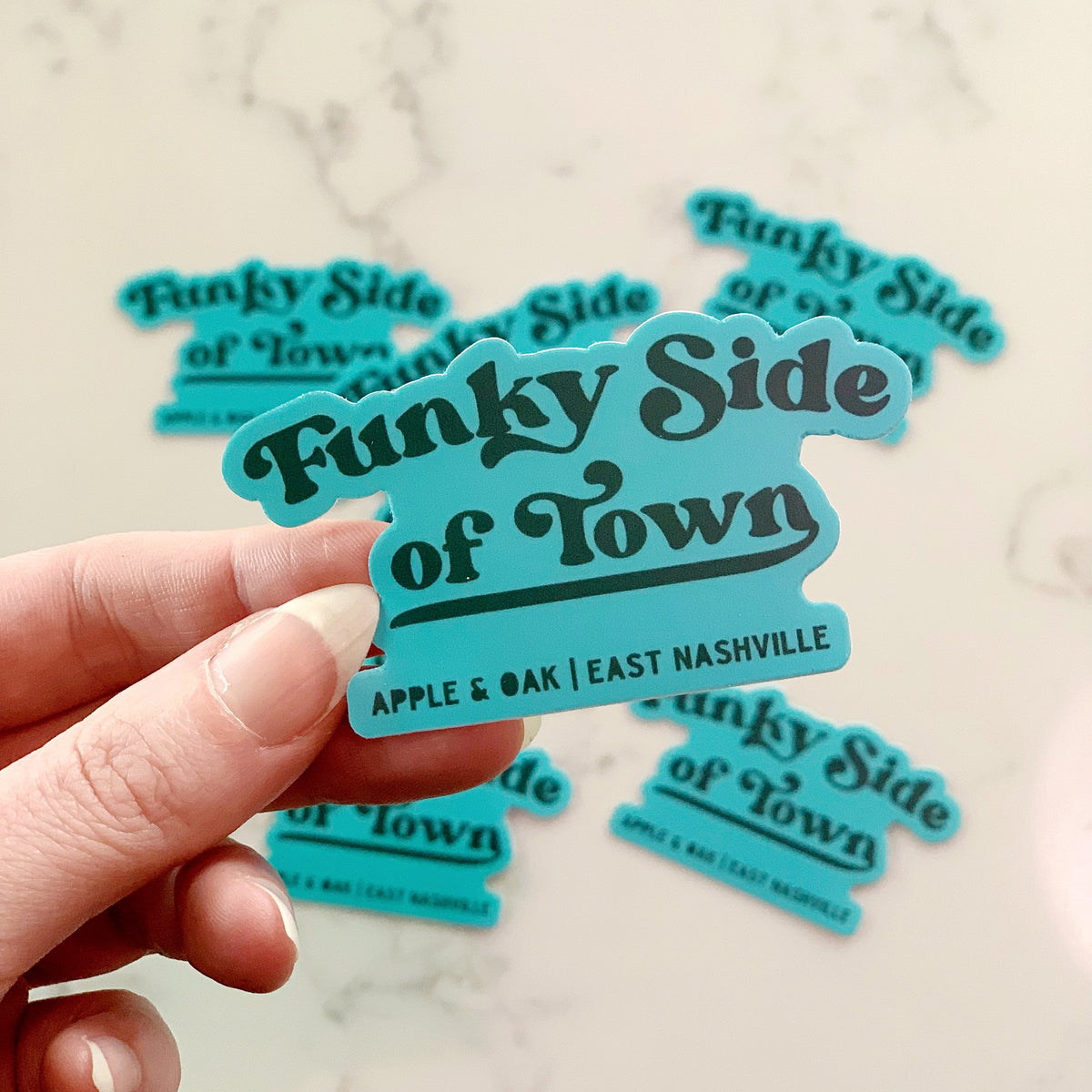 funky side of town sticker
