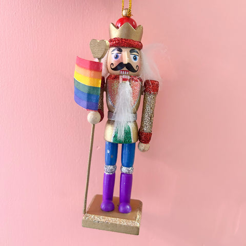 pride nutcracker ornament