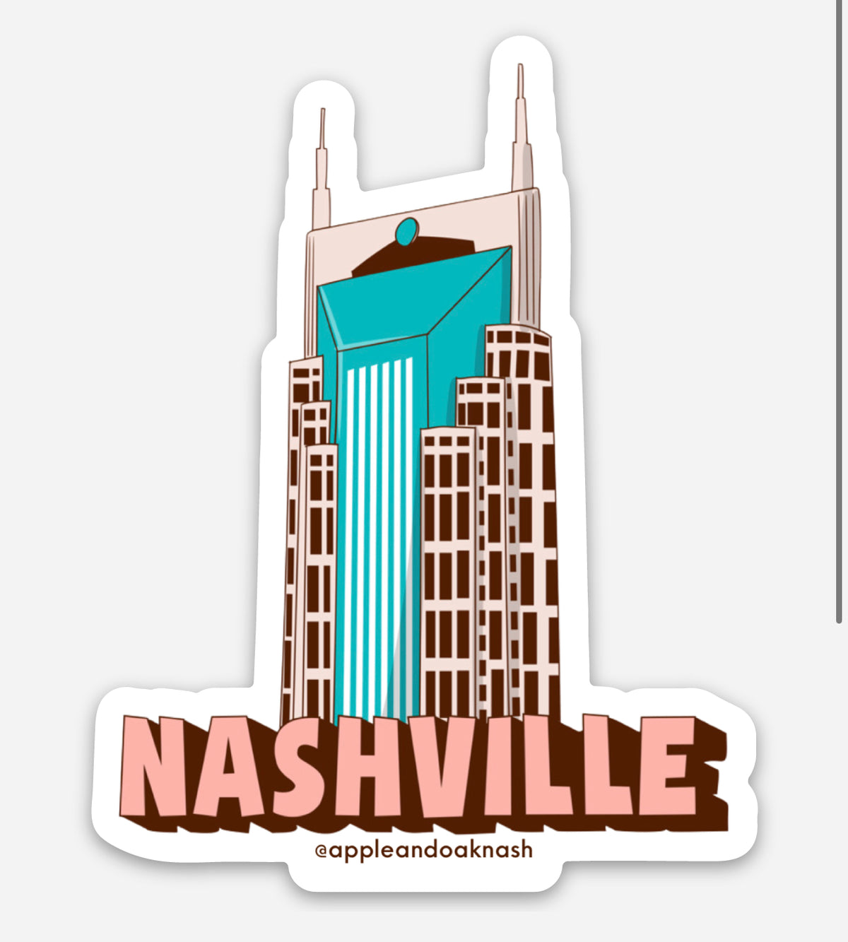 nashville batman building sticker