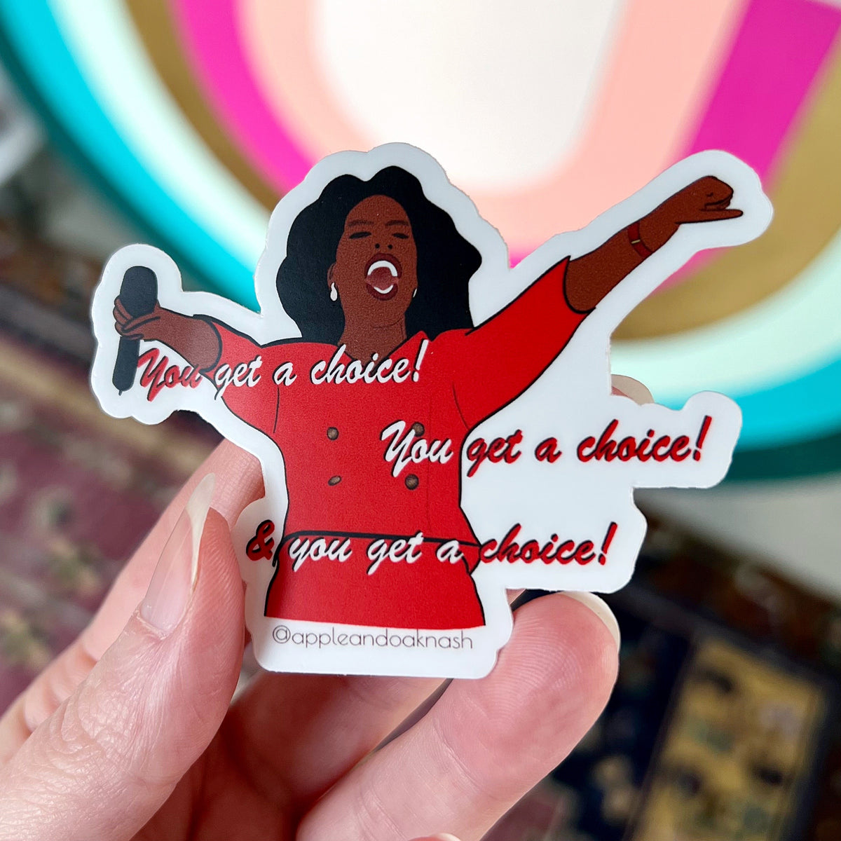you get a choice sticker