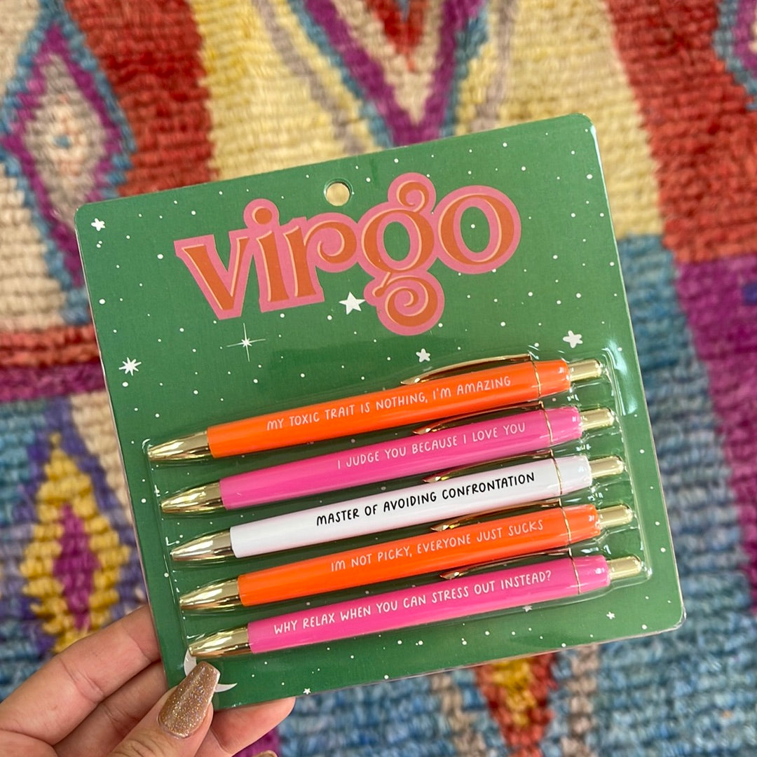 astrology zodiac pen sets