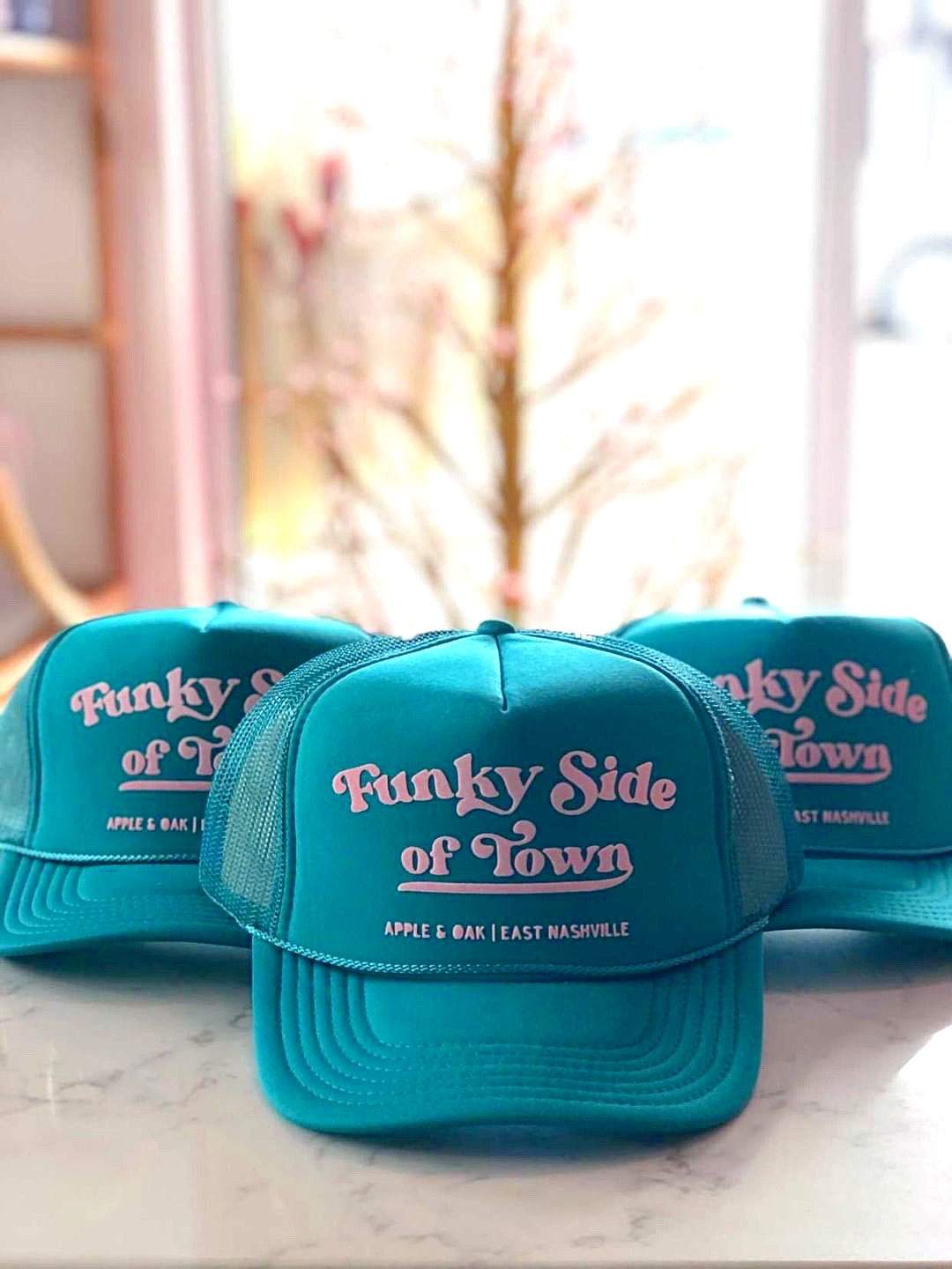funky side of town trucker hat