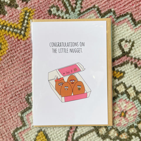 congratulations on the little nugget card