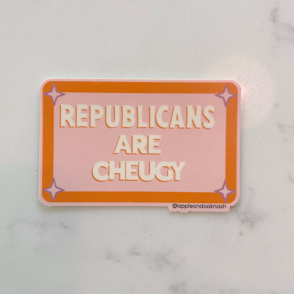 republicans are cheugy sticker